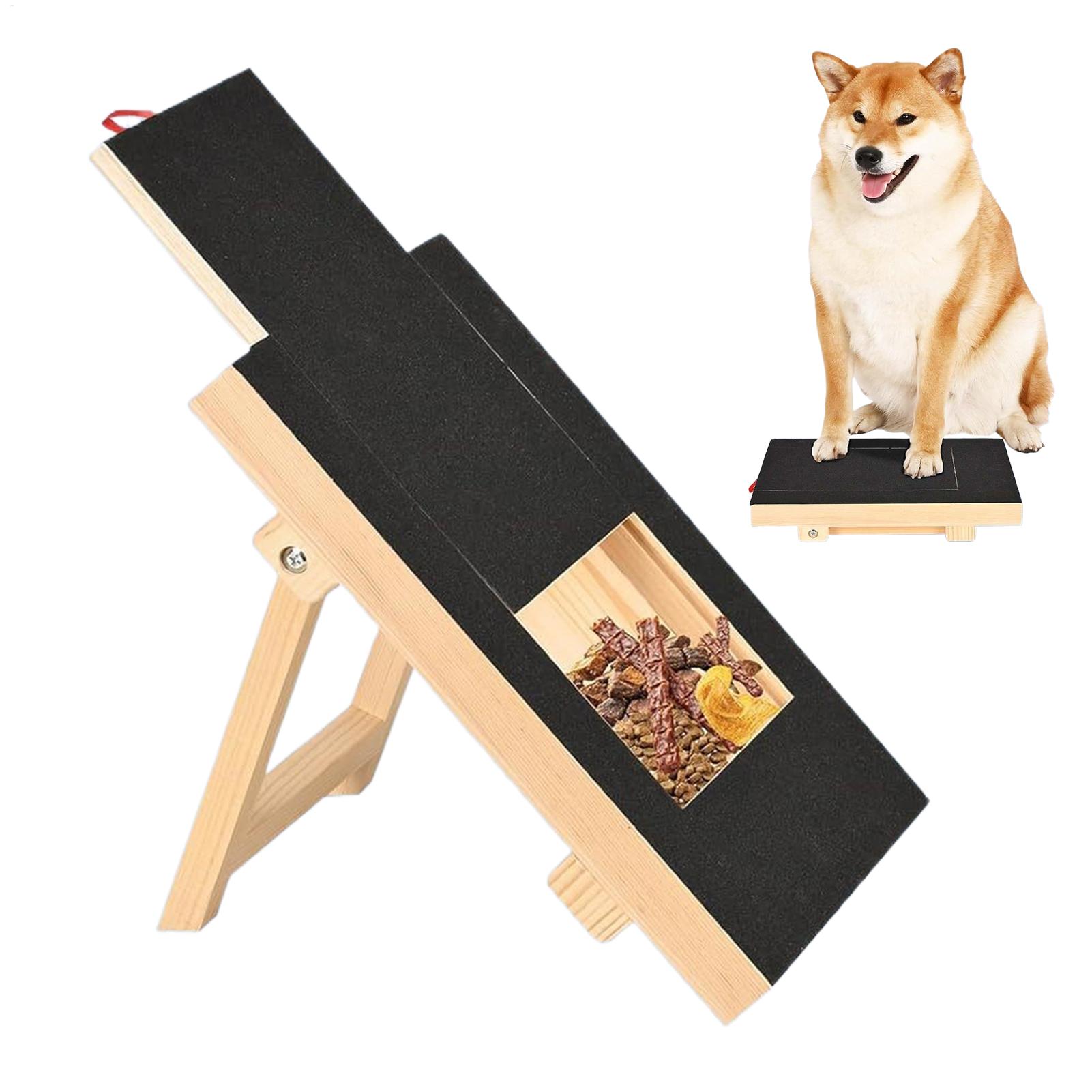 Pet Nail Grinder - แผ่นตะไบเล็บสุนัขพร้อมกล่องขนมแบบดึงออกได้ กระดาษทรายไม้ แผ่นขัดเล็บลูกสุนัข แผ่นขูดเล็บสุนัข