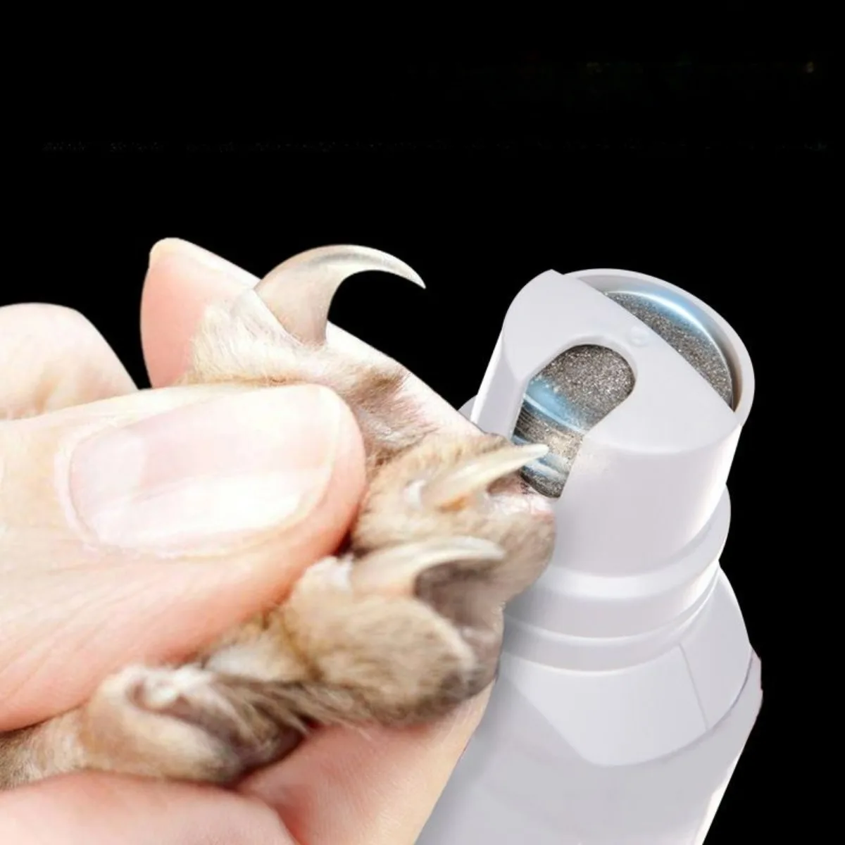 Pet Nail Grinder - กรรไกรตัดเล็บสุนัขไฟฟ้ากรงเล็บสัตว์เลี้ยงเครื่องตัดเครื่องบดเครื่องมือ Cat Paws เล็บกรูมมิ่ง Trimmer อุปกรณ์ทําความสะอาดเล็บพร้อมไฟ