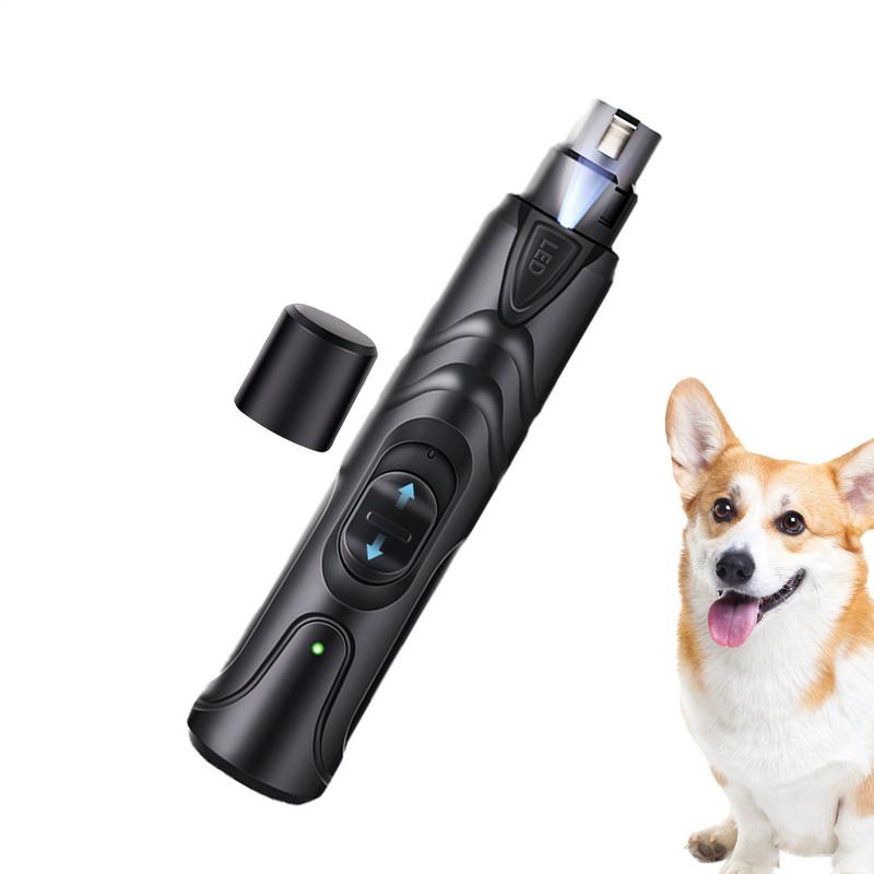 Pet Nail Grinder - เครื่องบดเล็บสุนัข Super Quiet เครื่องบดเล็บไฟฟ้า LED Light