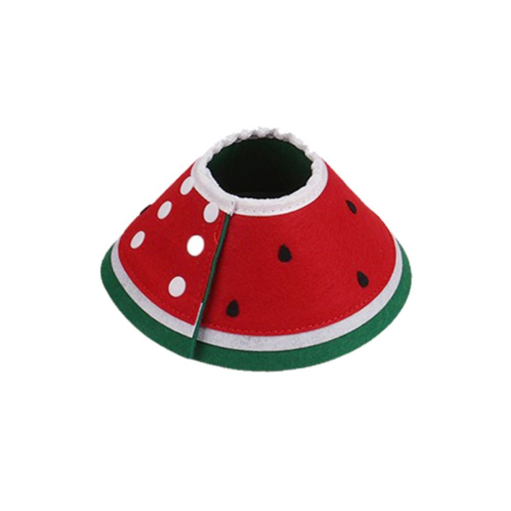 Pet Supplies Nail Trim - ปลอกคอเอลิซาเบธแบบนุ่มลายผลไม้ ป้องกันการกัดและเลีย ปลอกคอสำหรับแมว ปรับขนาดได้ อุปกรณ์สำหรับสัตว์เลี้ยง ตัดแต่งเล็บ