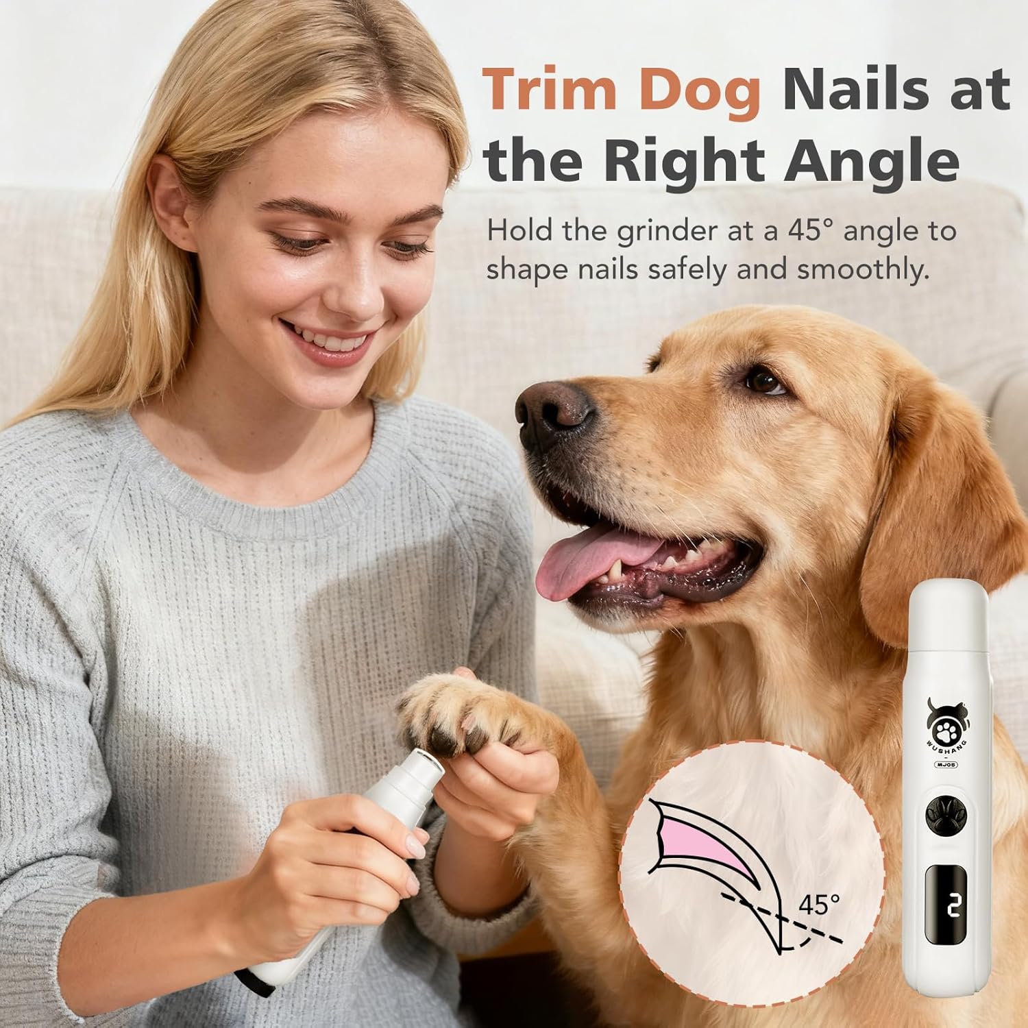 เครื่องตัดเล็บสัตว์เลี้ยงแบบสั - Pet Nail Grinder บทวิจารณ์และราคา