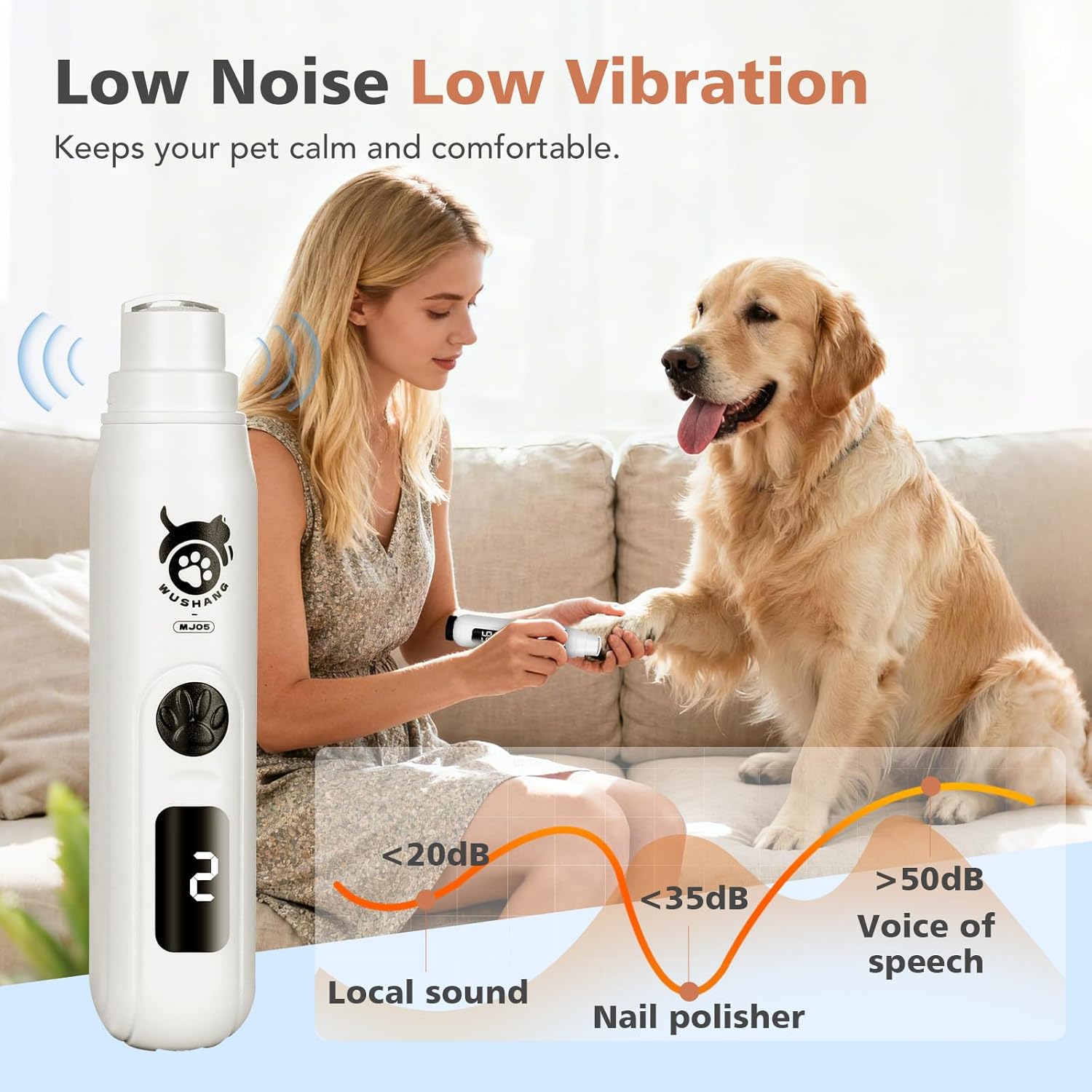 เครื่องตัดเล็บสัตว์เลี้ยงแบบสั - Pet Nail Grinder บทวิจารณ์และราคา
