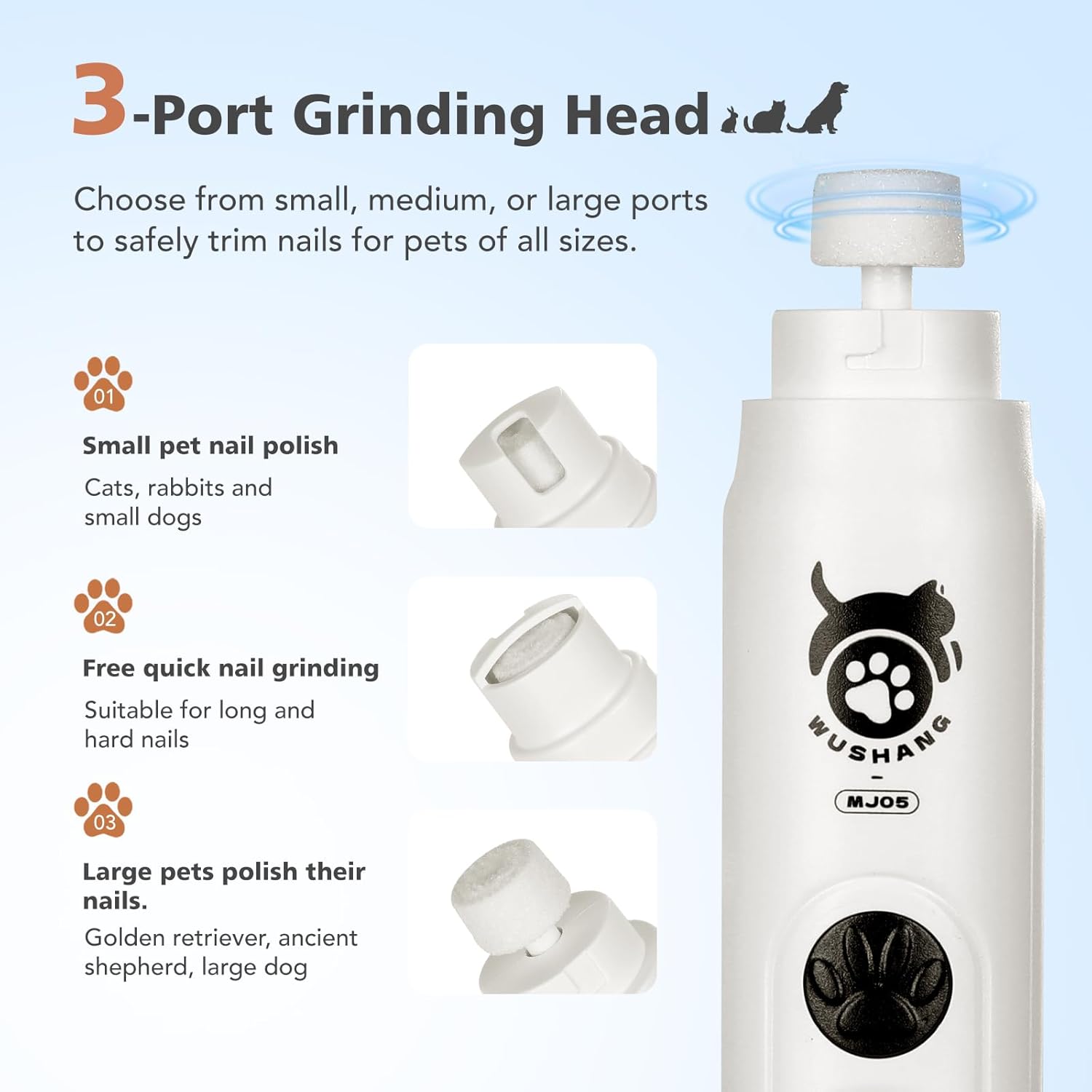 เครื่องตัดเล็บสัตว์เลี้ยงแบบสั - Pet Nail Grinder บทวิจารณ์และราคา