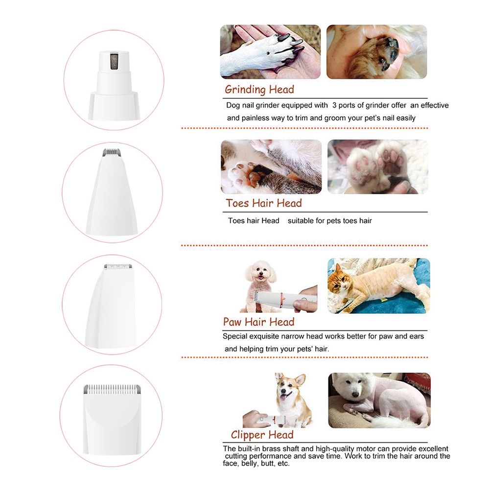 ABUP-Professional Silent Cat D - Pet Nail Grinder บทวิจารณ์และราคา