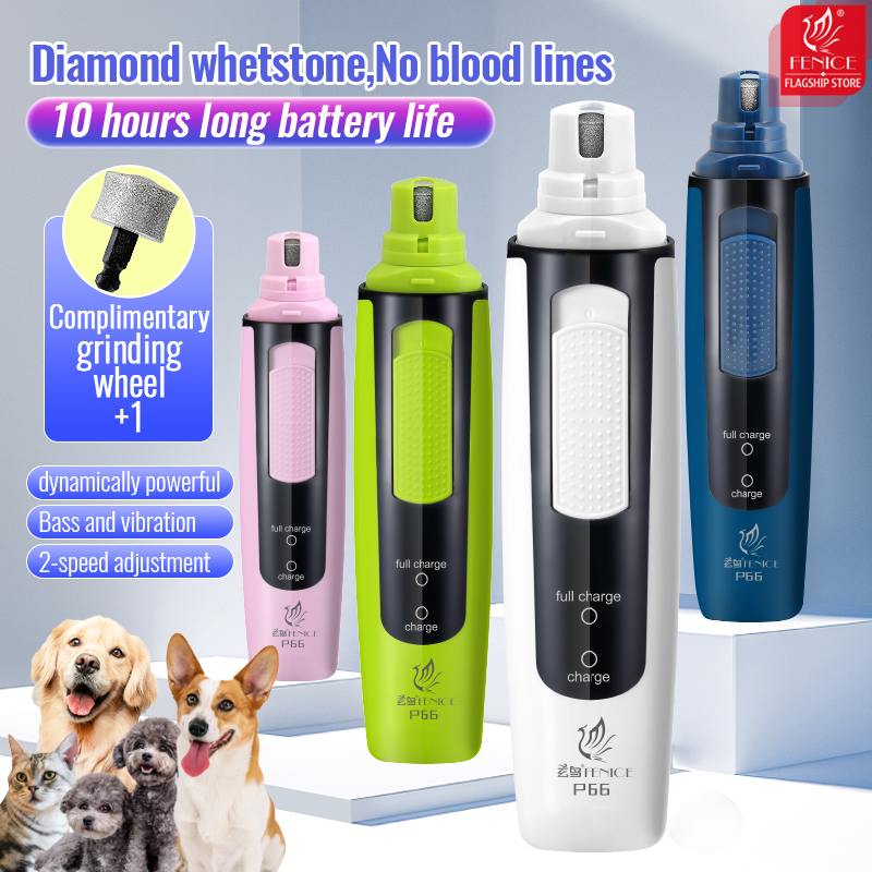 Fenice ไม่เจ็บปวด USB ชาร์จเคร - Pet Nail Grinder บทวิจารณ์และราคา