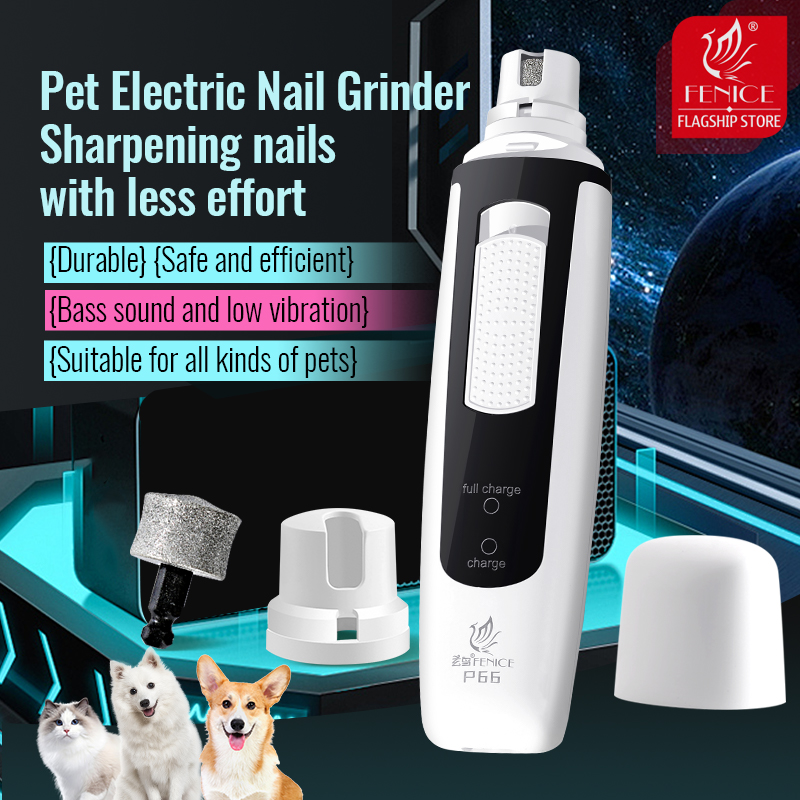 Fenice ไม่เจ็บปวด USB ชาร์จเคร - Pet Nail Grinder บทวิจารณ์และราคา