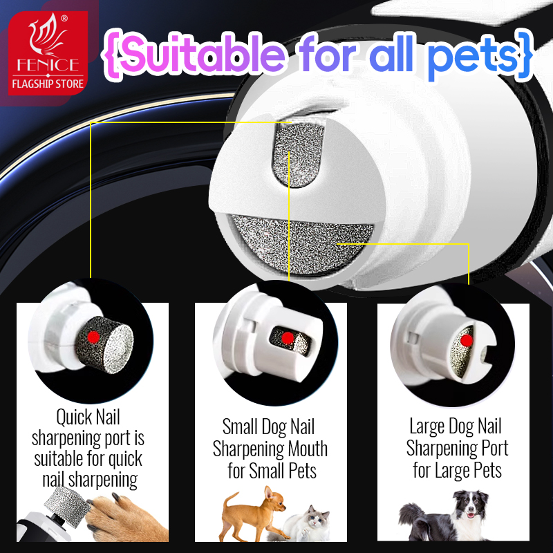 Fenice ไม่เจ็บปวด USB ชาร์จเคร - Pet Nail Grinder บทวิจารณ์และราคา