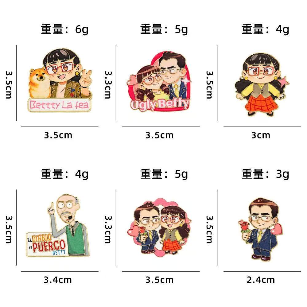 เข็มกลัดเคลือบลายการ์ตูนอเมริก - Pet Supplies Delivery บทวิจารณ์และราคา