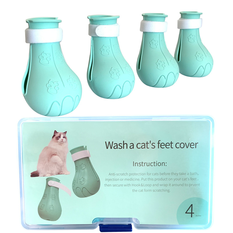 ถุงเท้าซิลิโคนป้องกันรอยขีดข่ว - Pet Supplies Nail Trim บทวิจารณ์และราคา